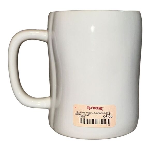 Rae Dunn Artisian Collection Magenta BOSS LADY Ceramic Coffee Mug Large Letters - Picture 2 of 6